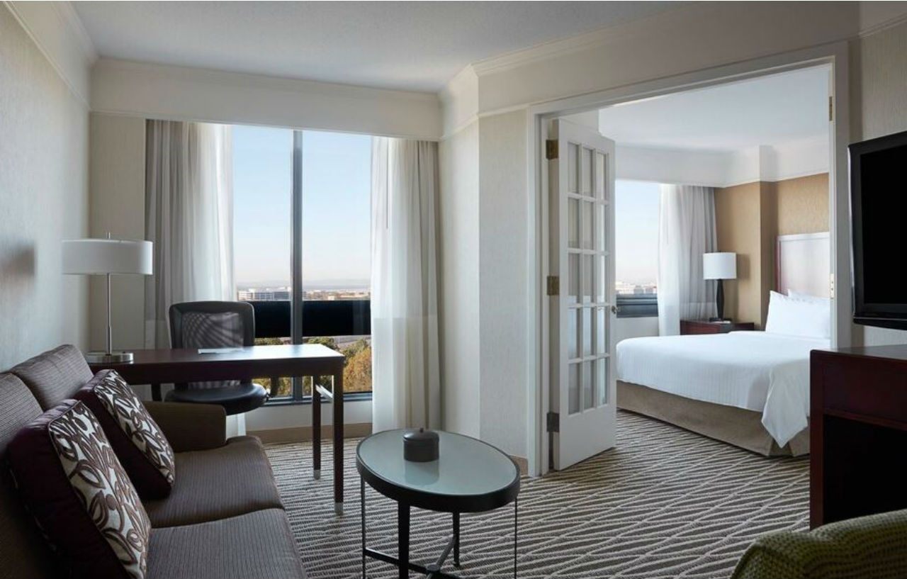 Washington Dulles Marriott Suites Herndon Buitenkant foto